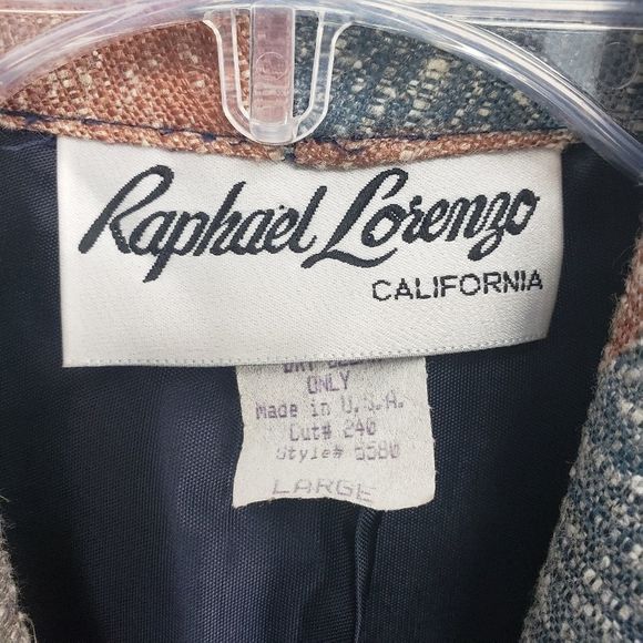 Vintage Raphael Lorenzo Southwest Jacket Blazer Size Large - Picture 12 of 13